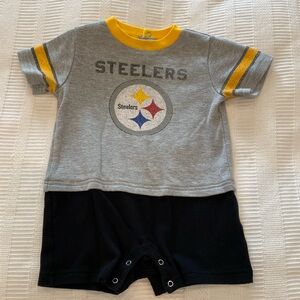 NFL store Pittsburgh Steelers shorts romper 18 months